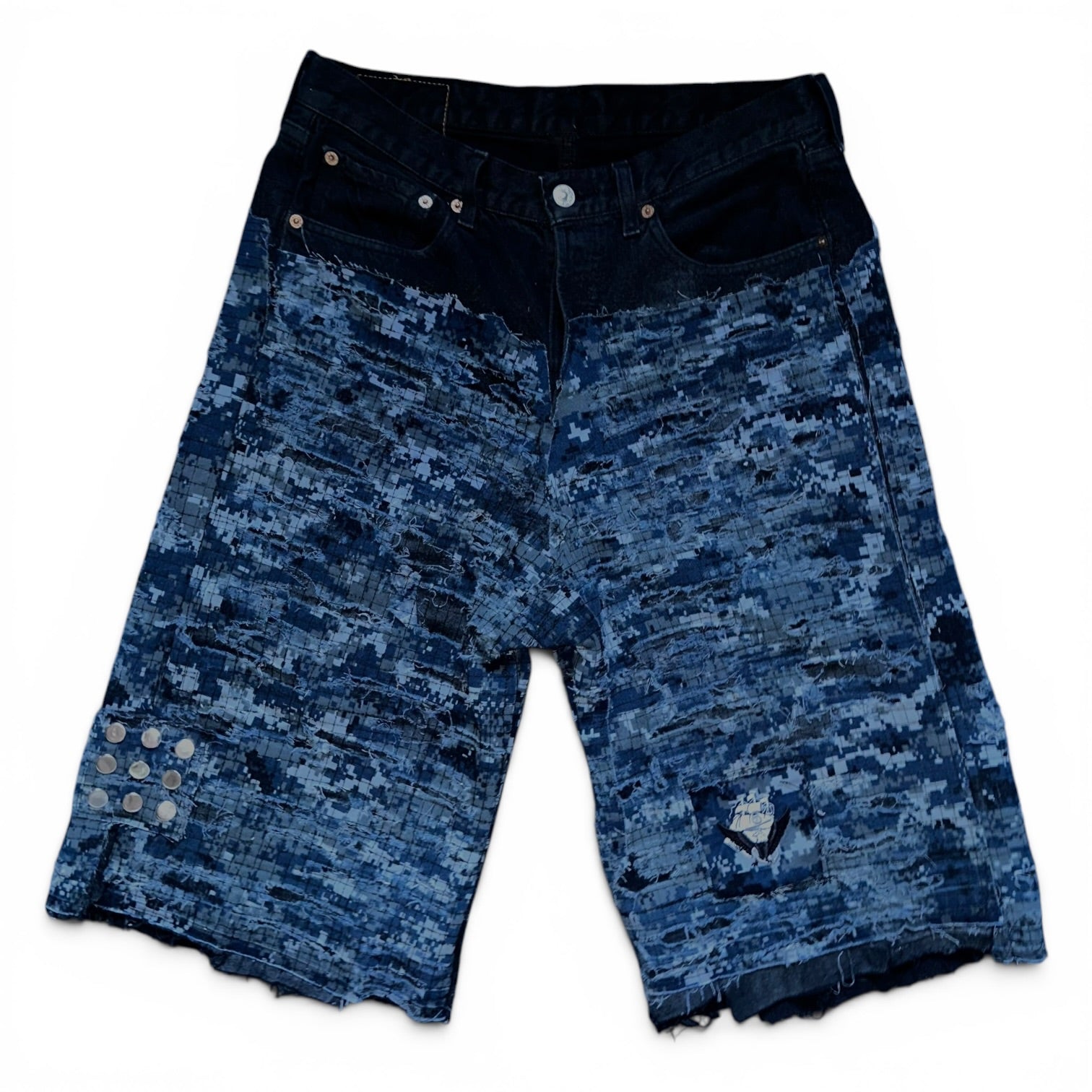 BORO DIGITAL NAVY SHORT