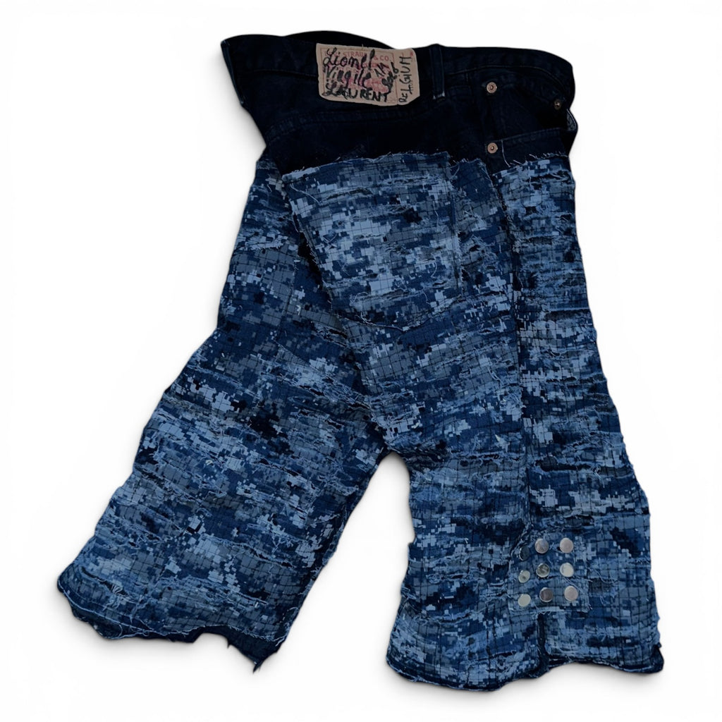 BORO DIGITAL NAVY SHORT