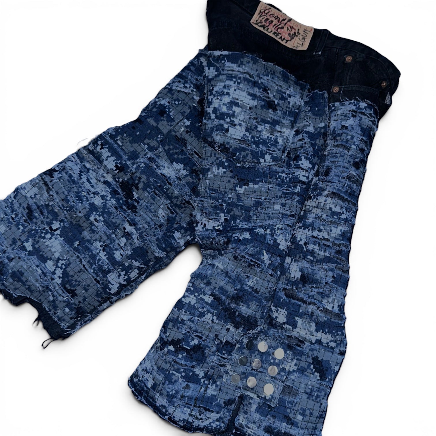 BORO DIGITAL NAVY SHORT